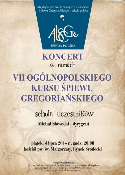 Kurs 2014 koncert uczesntikow